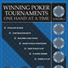 Tournament Book Tournament Book