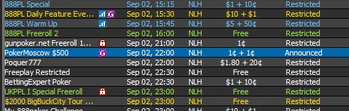 ������ � ���-���� $0.01 � �������� ������ $500 �� 888 Poker. ������� � 22:00!