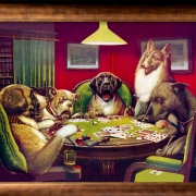 Картину «Poker Game» с играющими в покер собаками купили за $658.000 Картину «Poker Game» с играющими в покер собаками купили за $658.000
