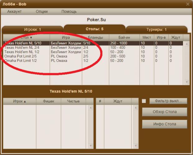 Cash game Poker.su Cash game Poker.su